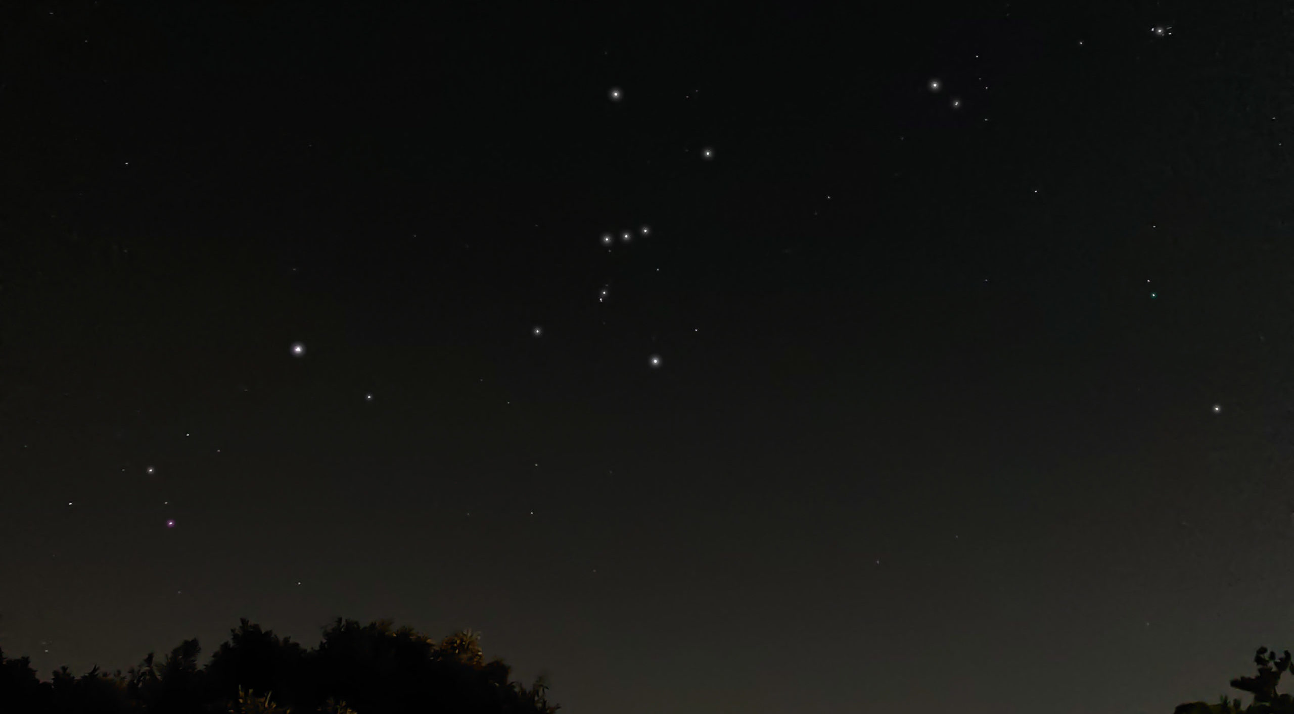 オリオン座 スマホで写真をとってみた 星空部 スマホで星をもっと身近に